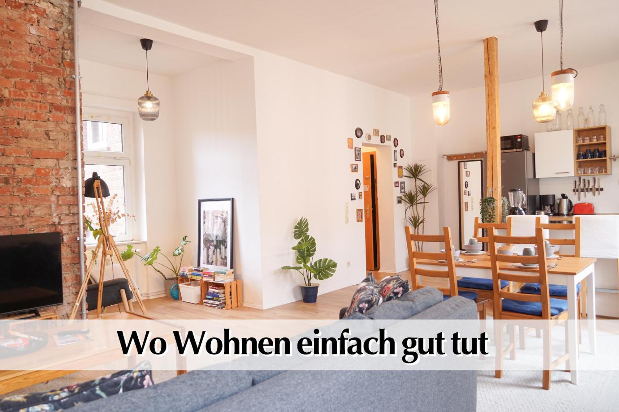דירות ארפורט Helles Altbau-Loft Mit Kingsize Bett, Smart-Tv, Etc מראה חיצוני תמונה